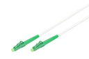 DIGITUS Glasfaser Patchkabel, stahlarmiert, simplex, singlemode, LC/APC  LC/APC, 1 m