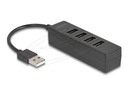 Delock Hub - Typ A - 4 x USB 2.0 - Desktop