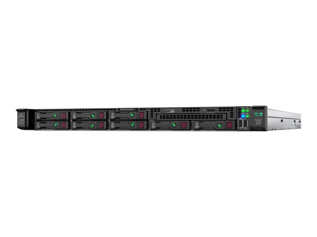 HPE ProLiant DL360 Gen10 Network Choice - Server - Rack-Montage - 1U - zweiweg - 1 x Xeon Gold 6226R / 2.9 GHz - RAM 32 GB - SATA - Hot-Swap 6.4 cm (2.5")