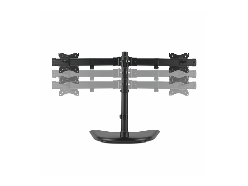 Kensington SmartFit - Aufstellung - für 2 Monitore - Stahl, Silikonpad - Bildschirmgröße: bis zu 68,6 cm (bis zu 27 Zoll)