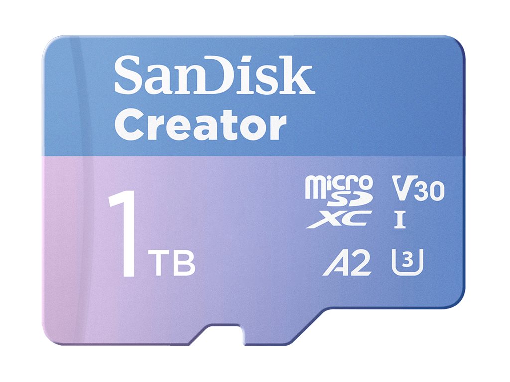 SanDisk Creator - Flash-Speicherkarte (microSDXC-an-SD-Adapter inbegriffen)