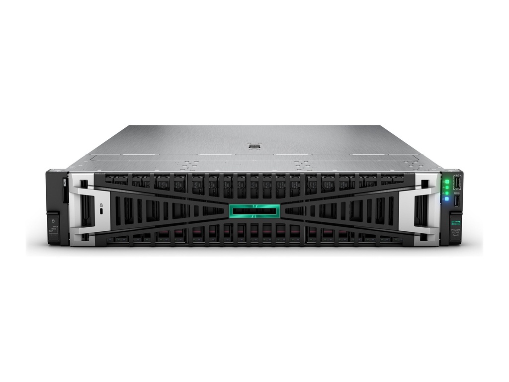 HPE ProLiant DL385 Gen11 Network Choice - Server - Rack-Montage - 2U - zweiweg - 1 x EPYC 9115 / 2.6 GHz - RAM 64 GB - SATA/SAS - Hot-Swap 8.9 cm (3.5")
