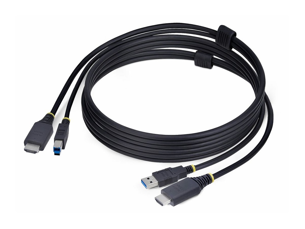 StarTech.com 6ft (1.8m) HDMI and USB 5Gbps KVM Cable - Tastatur- / Video- / Maus- (KVM-)