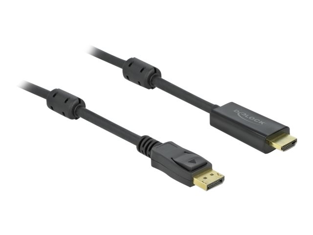 Delock Adapterkabel - DisplayPort männlich Verriegelung zu HDMI männlich
