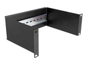 Delock DIN Schienenpanel - Rack montierbar - Schwarz - 2U - 25.4 cm (10")