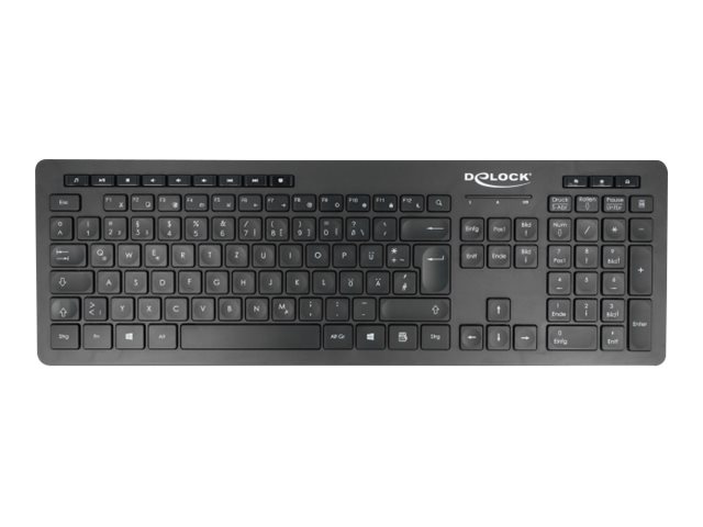 Delock Silent - Tastatur - kabellos - 2.4 GHz