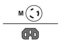 HPE Stromkabel - IEC 60320 C15 zu NEMA 6-20 (S)