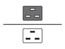 HPE Stromkabel - IEC 60320 C19 zu IEC 60320