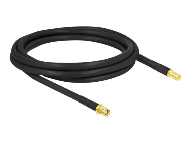 Delock Antennenkabel - RP-SMA Stecker zu RP-SMA Gefäß