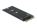 Delock Schnittstellenadapter - M.2 - M.2 Card