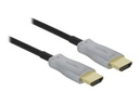 Delock HDMI-Kabel - HDMI männlich zu HDMI männlich - 15 m - Glasfaser - Schwarz - 4K Unterstützung, Active Optical Cable (AOC)