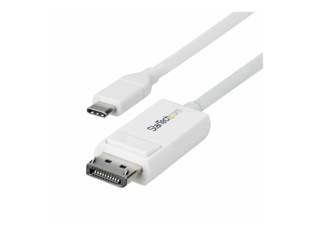 StarTech.com 6.6ft (2m) USB C to DisplayPort 1.2 Cable, Bidirectional - DisplayPort-Kabel - 24 pin USB-C (M)