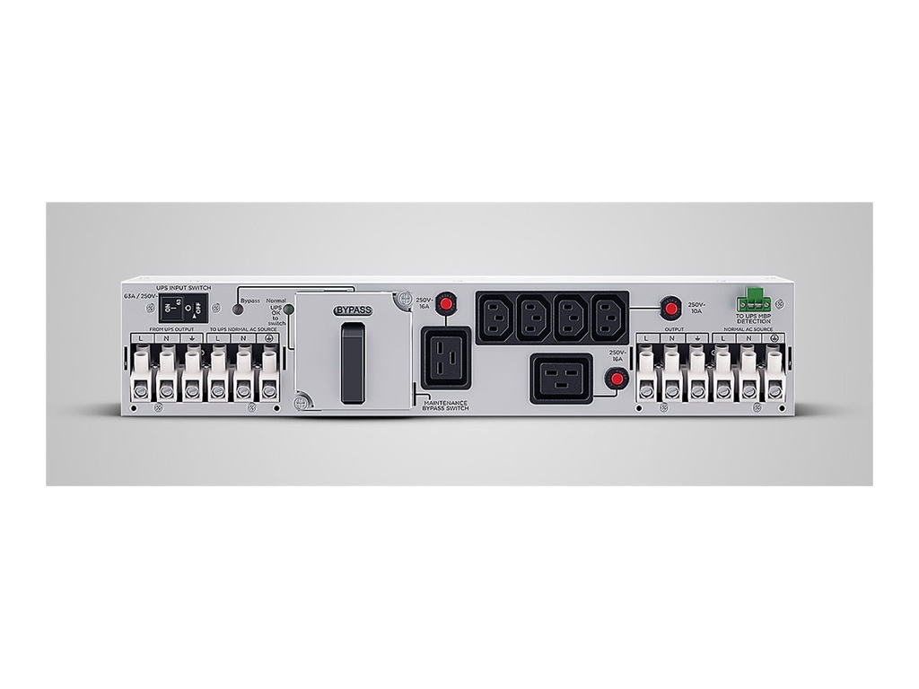 [MBP63AHVHW62U] CyberPower Systems CyberPower Maintenance Bypass PDU MBP63AHVHW62U - Stromverteilungseinheit (Rack - einbaufähig)