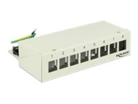 Delock Keystone Desktop Patch Panel - Patch Panel