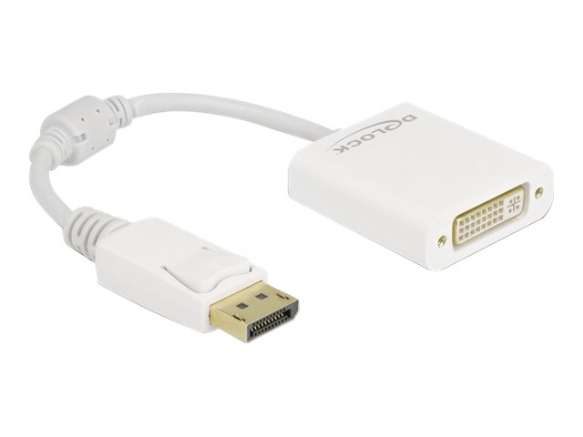 Delock Videoadapter - DisplayPort (M) eingerastet zu DVI-I (W)