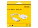 Delock Videoadapter - DisplayPort (M) eingerastet zu HD-15 (VGA)