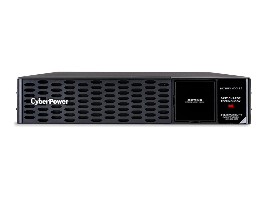 CyberPower Systems CyberPower External Battery Module Series BP48VP2U02 - Batteriegehäuse (in Rack montierbar/extern)