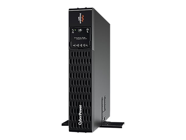 CyberPower Systems CyberPower PR750ERT2U Line-Interactive USV USV 750VA/750W Tower/Rack 2U - Sinuswelle - PFC-kompatibel - AVR - BMS Battery Management - GreenPower - LCD - USB - Expansion Port für opt. Netzwerkkomunikation - inkl. 19" Railkit - Line-Interaktiv - 0,75 kVA -