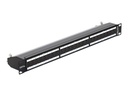 Delock Patch Panel - CAT 6a - RJ-45 X 24 - Jet Black, RAL 9005 - 1U - 48.3 cm (19")