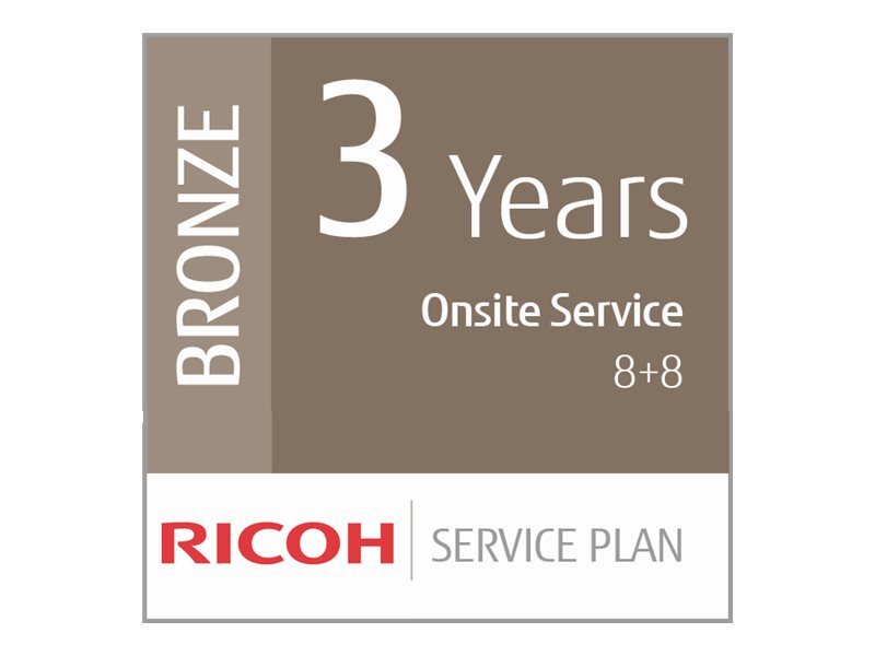 Fsas Technologies Ricoh Scanner Service Program 3 Year Bronze Service Plan for Fujitsu Low-Volume Production Scanners - Erweiterte Servicevereinbarung (Verlängerung)