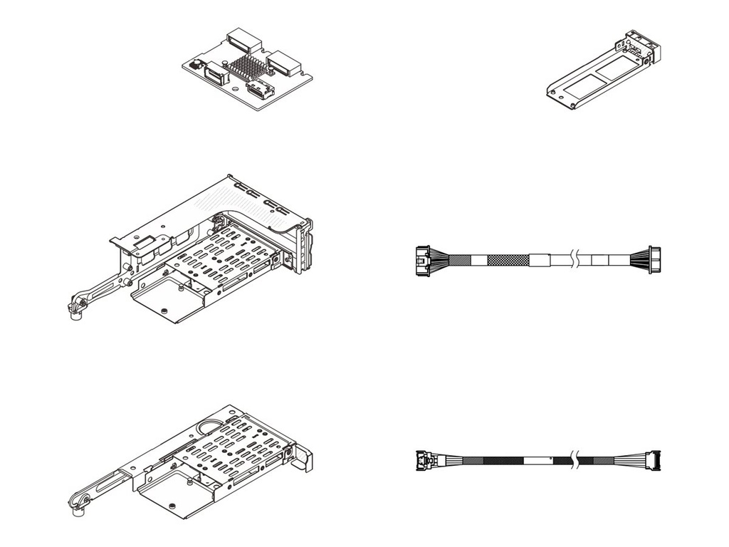 Lenovo M.2 SATA/NVMe 2-Bay RAID Aktivierungskit