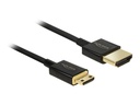 Delock Slim High Quality - HDMI-Kabel mit Ethernet