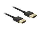 Delock Slim High Quality - HDMI-Kabel mit Ethernet