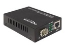 Delock Delock Media Converter 10/100/1000Base-T to 100/1000Base-X SFP - Medienkonverter - 1GbE - 10Base-T, 100Base-TX, 1000Base-T, 1000Base-X, 100Base-X - RJ-45 / SFP (mini-GBIC)