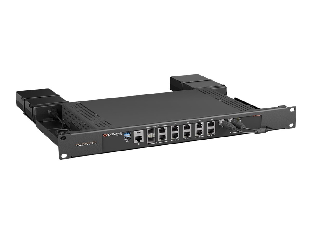 Rackmount.IT RM-PA-T15 - Montagesatz für Netzwerkgeräte - Rack montierbar - Jet Black - 1U - 48.3 cm (19")