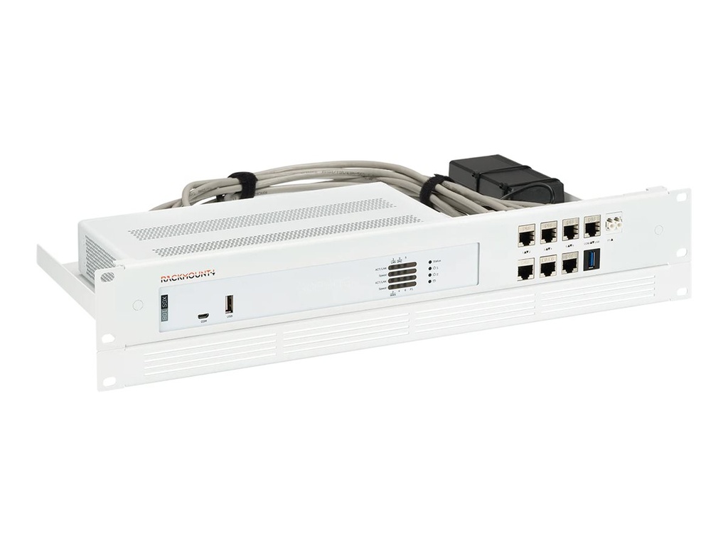 Rackmount.IT Montagesatz für Netzwerkgeräte - abgeschirmt - Rack montierbar - Signal White - 1.3U - 48.3 cm (19")