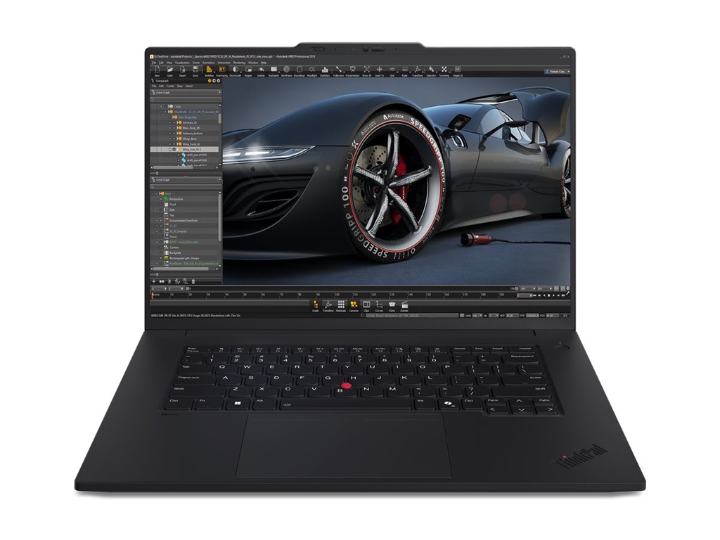 Lenovo ThinkPad P1 Gen 7 21KV - Intel Core Ultra 7 165H / 1.4 GHz - Intel Evo vPro Enterprise Platform - Win 11 Pro - Intel Arc Graphics - 64 GB RAM - 2 TB SSD TCG Opal Encryption 2, NVMe, Performance - 40.6 cm (16")