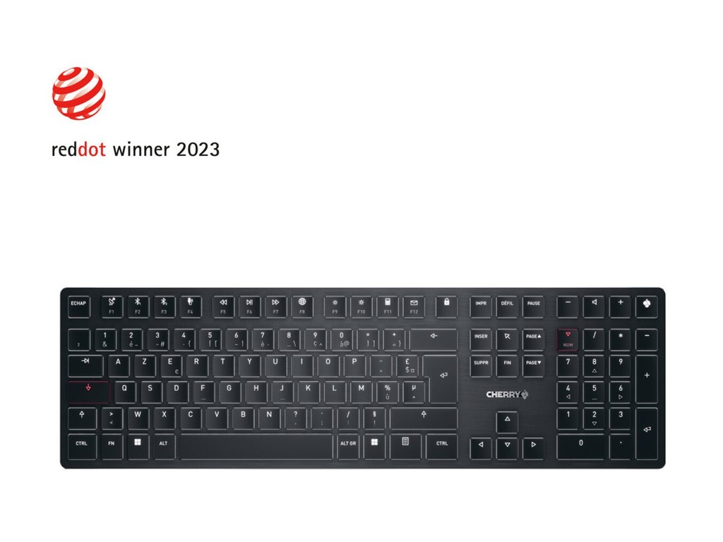 Cherry KW X ULP - Tastatur - hintergrundbeleuchtet