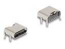 Delock Strom-/Datenanschluss - 6-poliger USB-C (W)