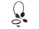 Delock Headset - On-Ear - kabelgebunden - USB-A