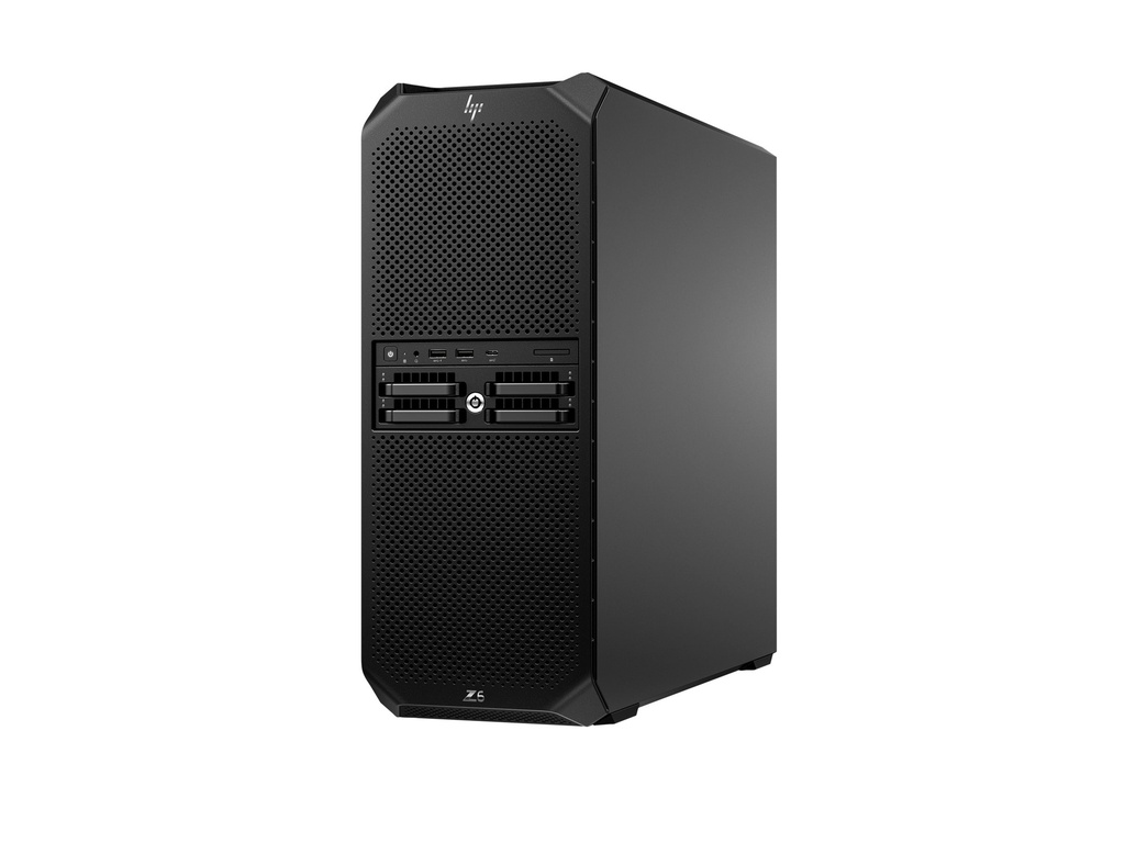 HP Workstation Z6 G5 A - Tower - 4U - 1 x Ryzen ThreadRipper PRO 7955WX / 4.5 GHz - RAM 64 GB - SSD 2 TB - HP Z Turbo Drive, NVMe, TLC - keine Grafiken - 1GbE - Win 11 Pro - Monitor: keiner - Tastatur: Deutsch - Schwarz - mit HP 1 Jahr Wolf Pro Sicherheitsedition-Service - mit HP Wolf Pro Security Edition (1 Jahr)