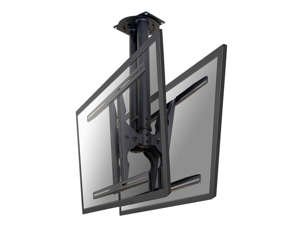 Neomounts PLASMA-C100D - Halterung - Voll beweglich - für 2 LCD-/Plasma-Konsolen - Schwarz - Bildschirmgröße: 93.9-191 cm (37"-75")