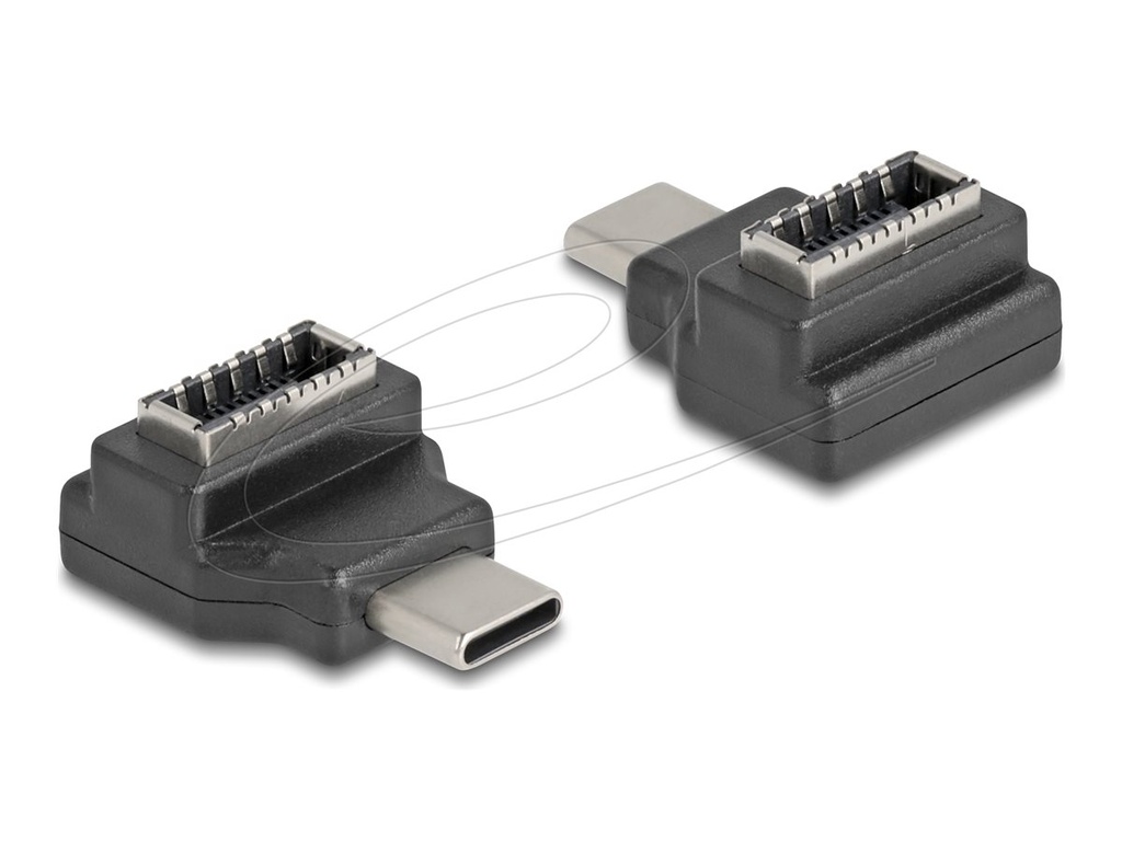 Delock USB-Adapter - 24 pin USB-C (M) zu 20-polig USB Typ E (W)