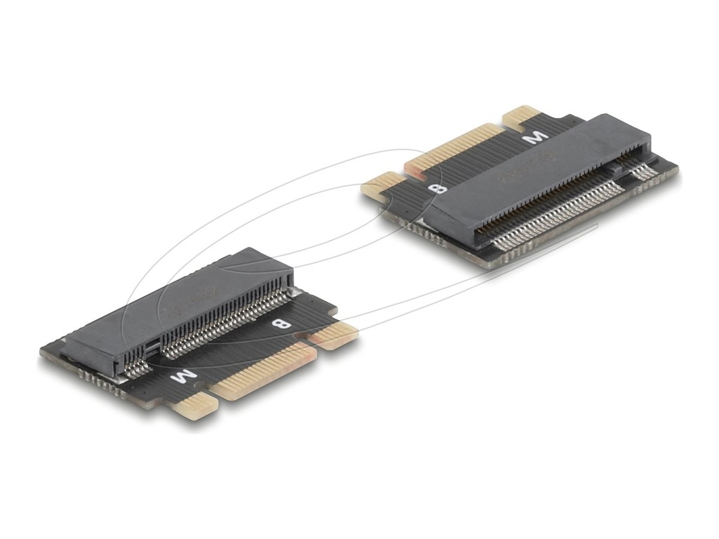 Delock Schnittstellenadapter - M.2 Key B+M male to M.2 Key M slot