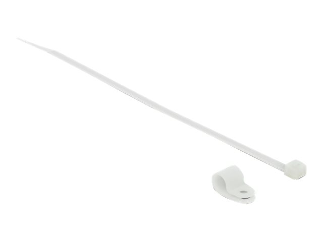 Delock Kabelbinder-Kit - 25 cm - weiß