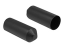 Delock Kabelschutzkappe - Schwarz (Packung