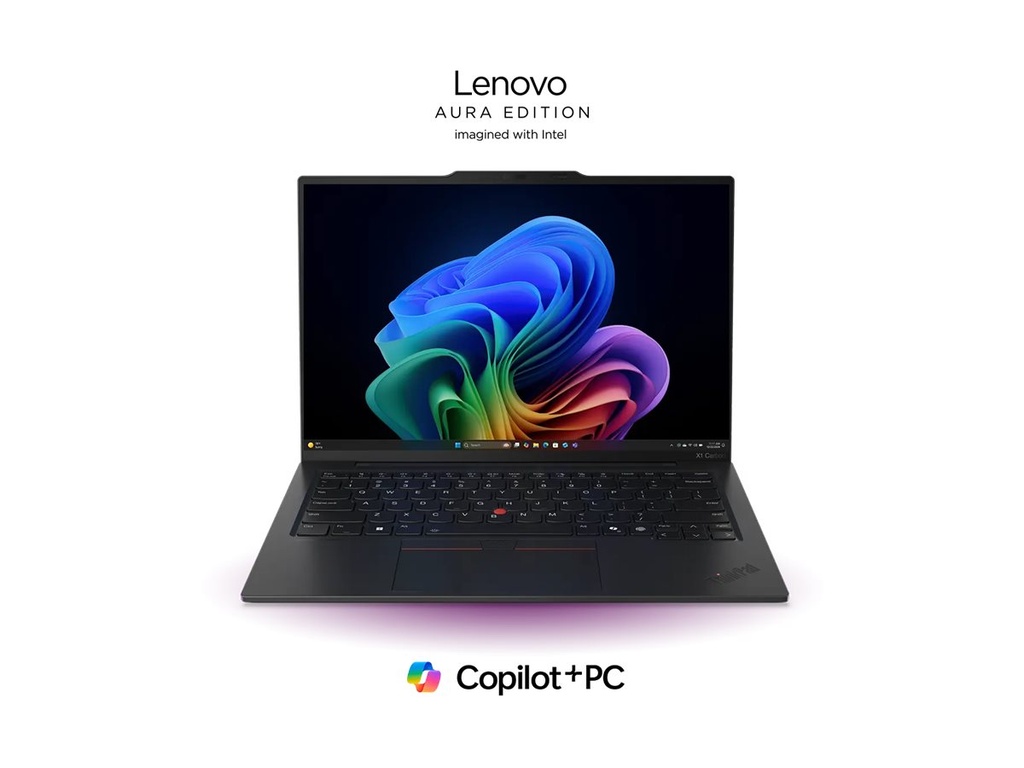 Lenovo ThinkPad X1 Carbon Gen 13 21NX - Aura Edition - 180°-Scharnierdesign - Intel Core Ultra 7 255U / 2 GHz - Evo - Win 11 Pro - Intel Graphics - 32 GB RAM - 1 TB SSD TCG Opal Encryption 2, NVMe, Performance - 35.6 cm (14")