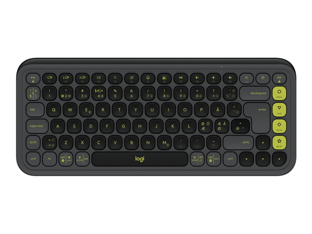 Logitech POP Icon Keys - Tastatur - kabellos - Bluetooth LE - QWERTY - Nordisch (Dänisch/Finnisch/Norwegisch/Schwedisch)