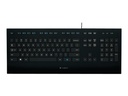 Logitech Corded K280e - Tastatur - USB - Nordisch