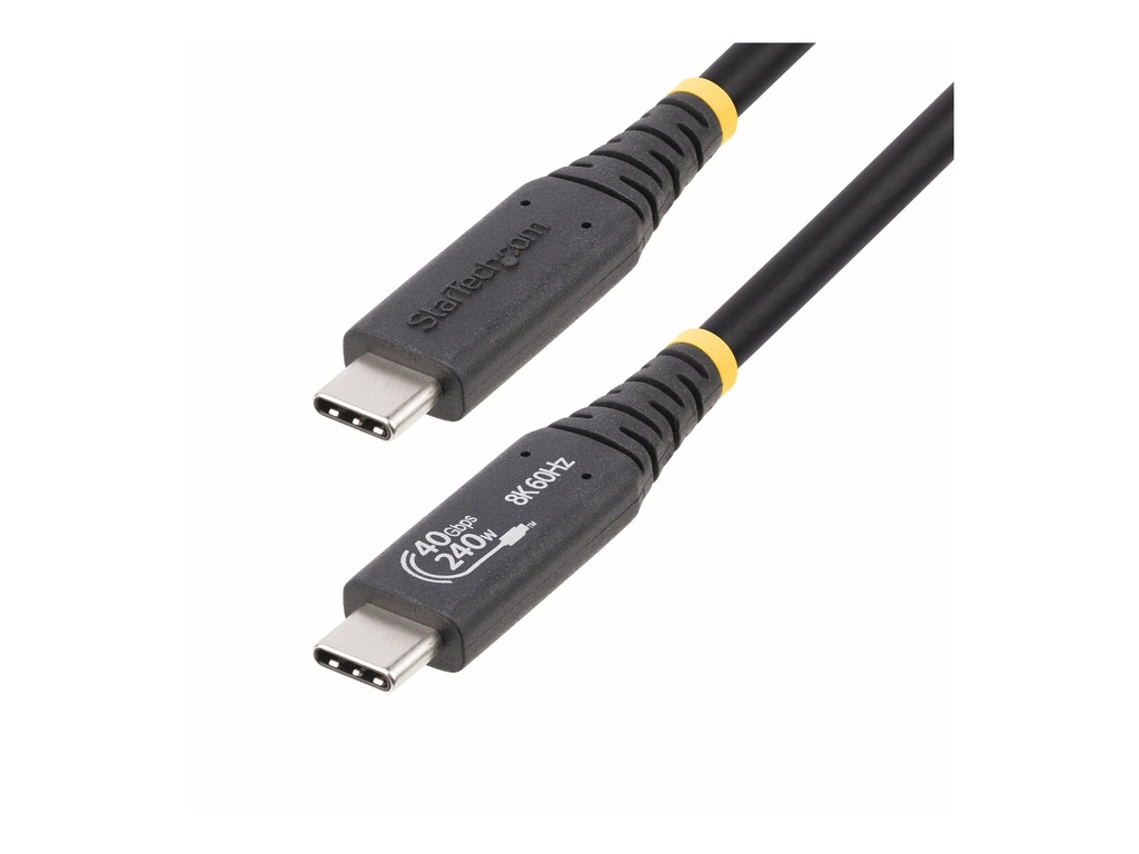 StarTech.com 50cm USB4 Kabel, USB-IF Zertifiziertes USB-C Kabel, 40Gbps - USB-Kabel - USB-C (M)