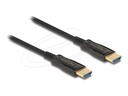 Delock High Speed - HDMI-Kabel - HDMI männlich zu HDMI männlich - 5 m - Hybrid Kupfer/Kohlefaser - Schwarz - Active Optical Cable (AOC)