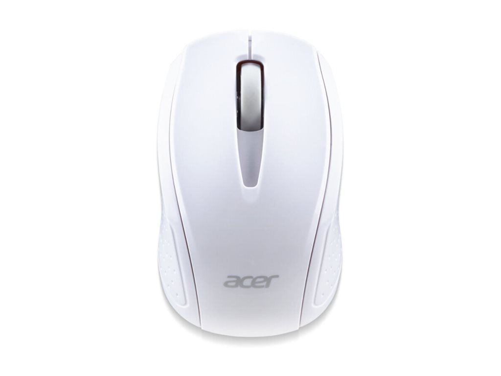 Acer AMR800 - Maus - ergonomisch - optisch - 3 Tasten - kabellos - 2.4 GHz - kabelloser Empfänger (USB)