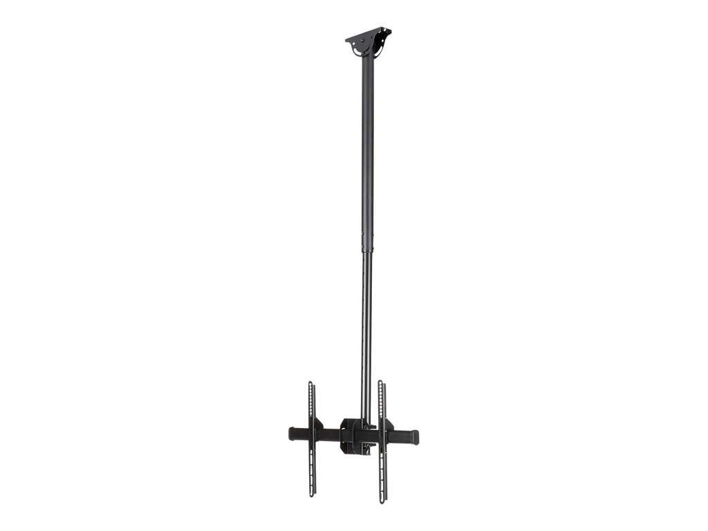StarTech.com Startech Flachbildschirm Deckenhalterung - für 32 bis 75 LCD, LED oder Plasma TV - schwenkbar für gewölbte Decken - Halterung - für Flachbildschirm - Stahl - Schwarz - Bildschirmgröße: 81.3-190.5 cm (32"-75")