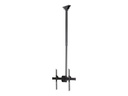 StarTech.com Startech Flachbildschirm Deckenhalterung - für 32 bis 75 LCD, LED oder Plasma TV - schwenkbar für gewölbte Decken - Halterung - für Flachbildschirm - Stahl - Schwarz - Bildschirmgröße: 81.3-190.5 cm (32"-75")