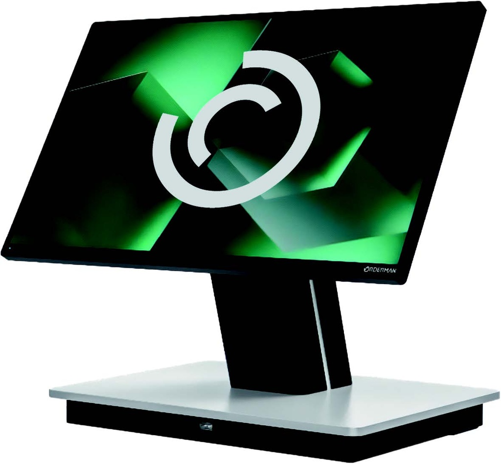 Orderman Magellan 1, Alugehäuse, 15,6" 16:9 Touchscreen, 1920 x1080 FHD, Ultra 5 125 U, 16GB RAM, 256 GB SSD, inklusive Standfuß