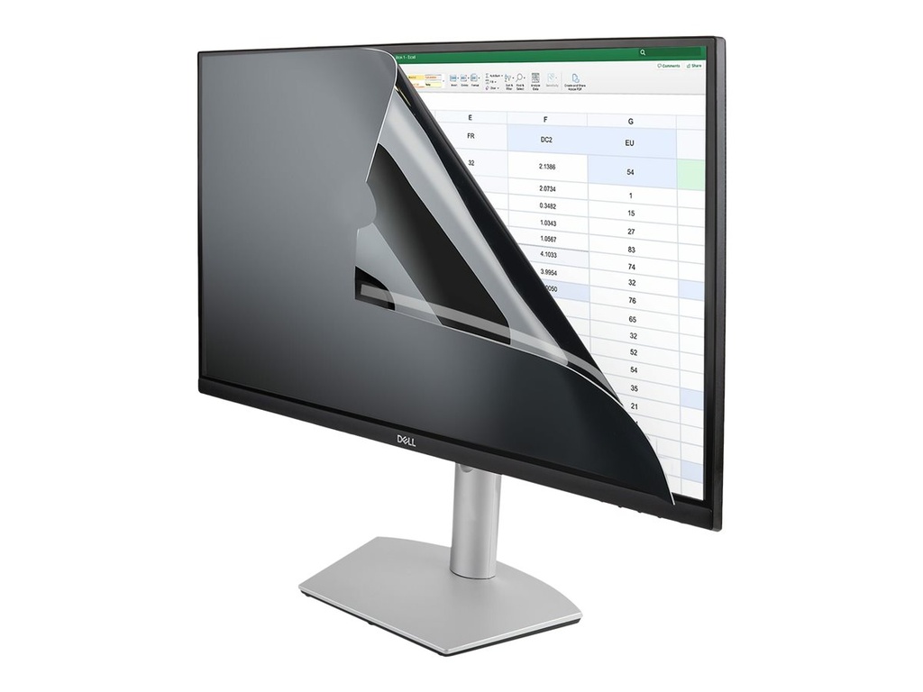 StarTech.com 28-inch 16:9 Computer Monitor Privacy Filter, Anti-Glare Privacy Screen with 51% Blue Light Reduction, Black-out Monitor Screen Protector w/+/- 30 deg. Viewing Angle, Matte and Glossy Sides (2869-PRIVACY-SCREEN)